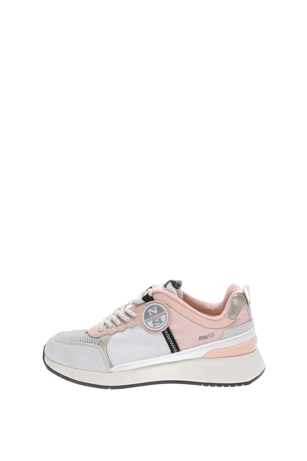 Γυναικεία/Παπούτσια/Sneakers NORTH SAILS - Γυναικεία sneakers NORTH SAILS SWIM λευκά ροζ